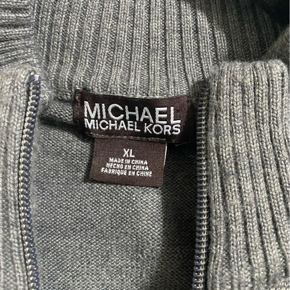 Michael Michael Kors Gray Cardigan Sweater - Picture 4 of 11